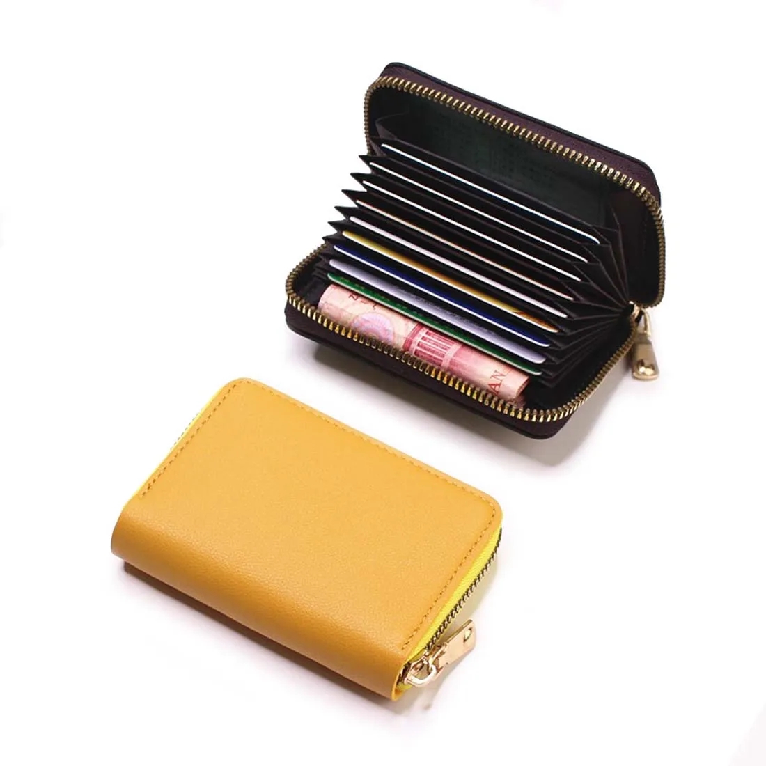 RFID Blocking Leather Credit Card Case 5