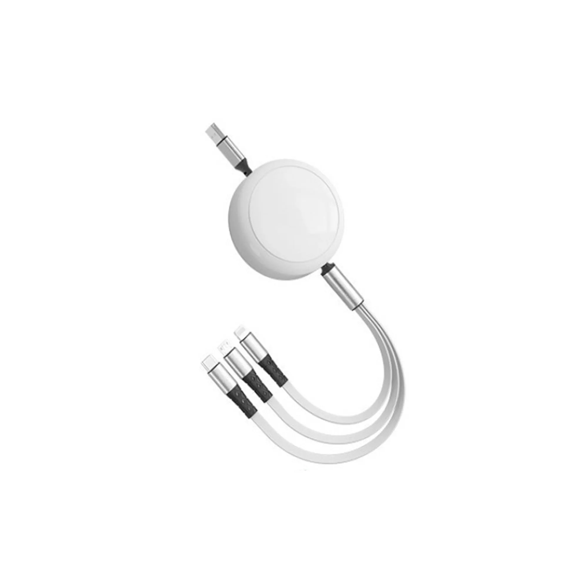 Three-In-One Charging Retractable Data Cable 1