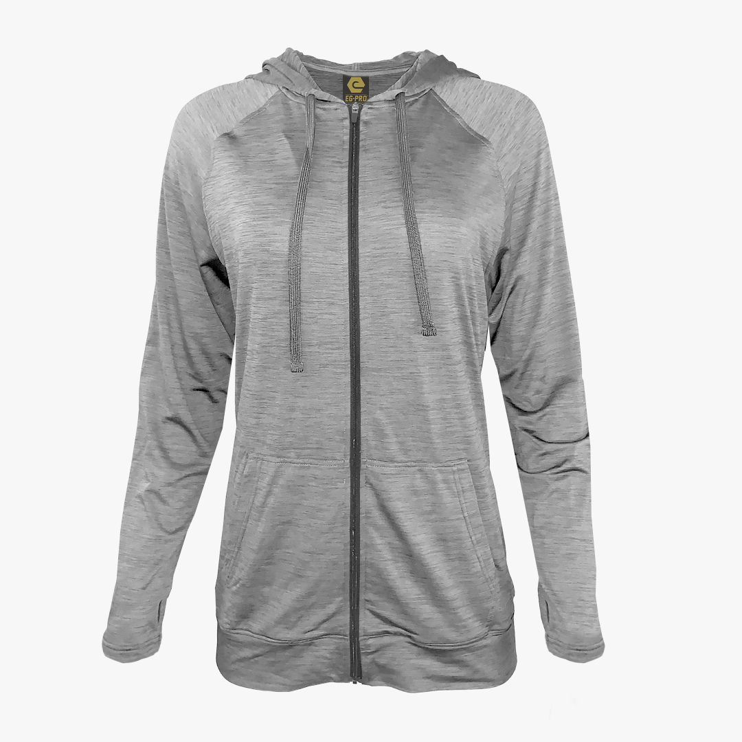 #L238 / Imperial Space Dye Women's Full Zip Hoodie 2