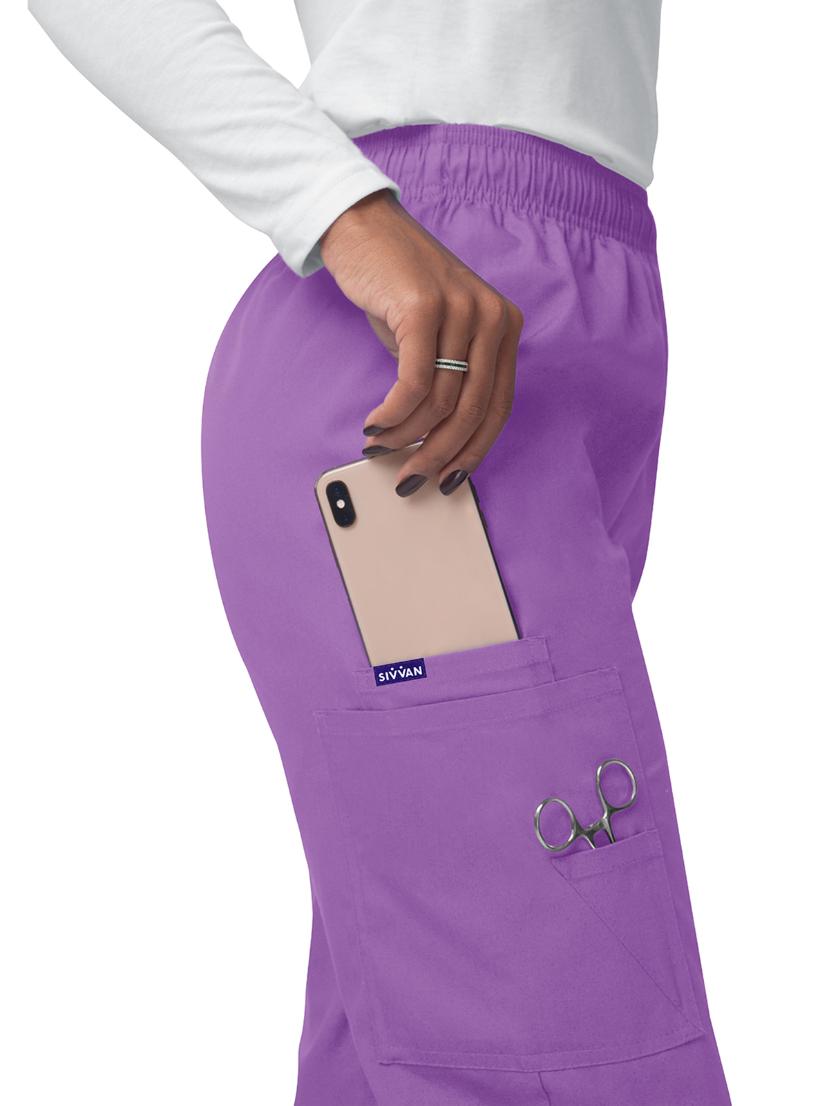 Adar - Sivvan - Women's Elastic Drawstring Cargo Pant 40