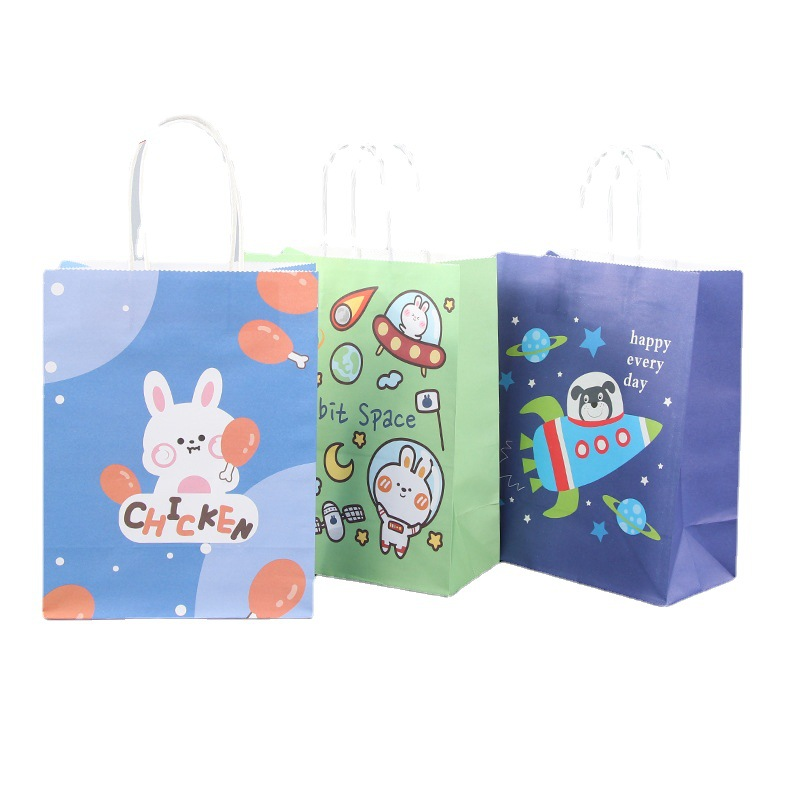 Kraft Paper Shopping Gift Tote Bag 2