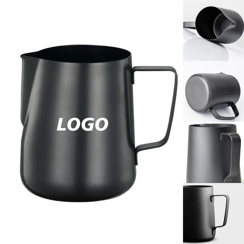 Custom 12 oz Stainless Steel Milk Frothing Pitcher 1