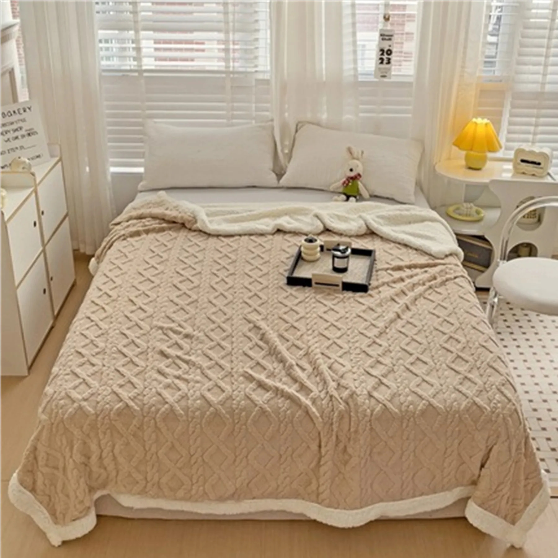 Sherpa Throw Blanket 7