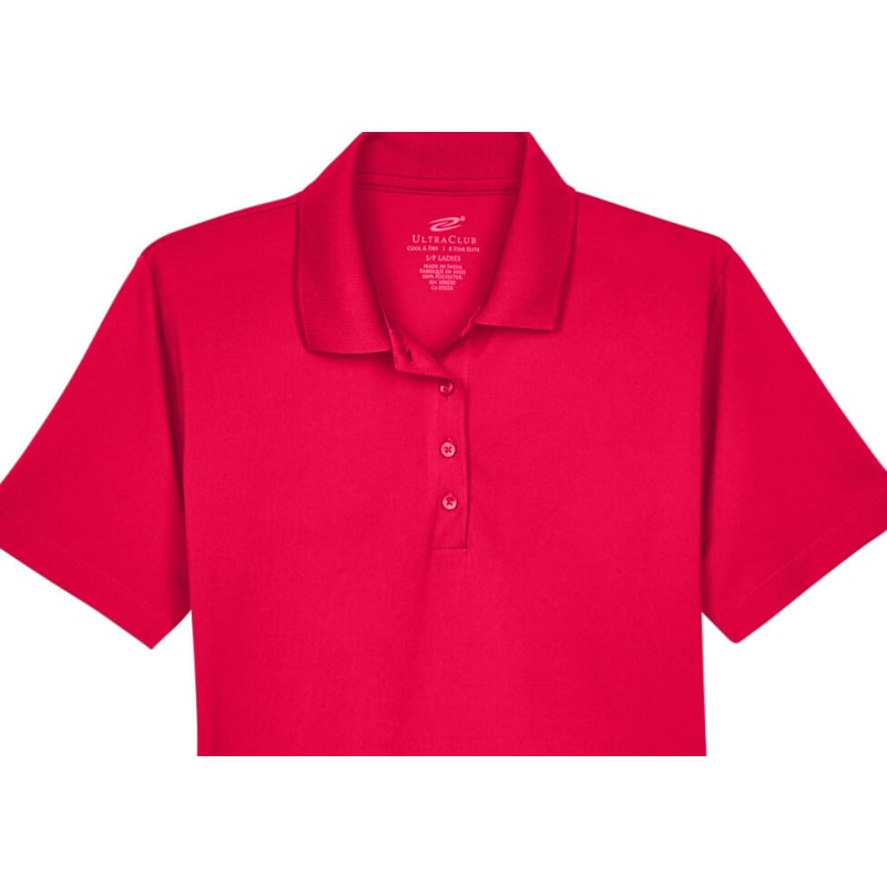 UltraClub Ladies' Cool & Dry 8-Star Elite Performance Interlock Polo 59