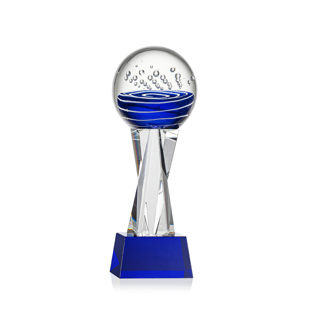 Tranquility Award on Grafton Base - Blue 3