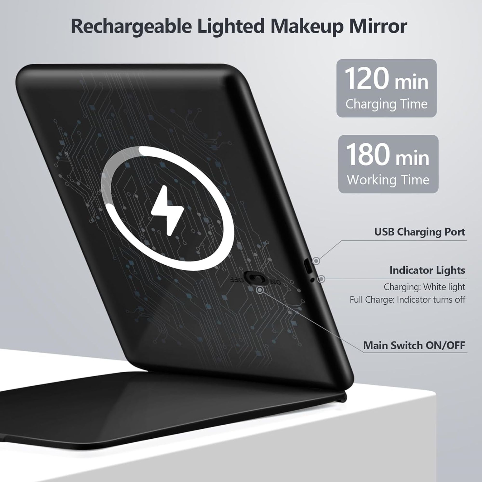 Large Makeup Mirror With Light 2