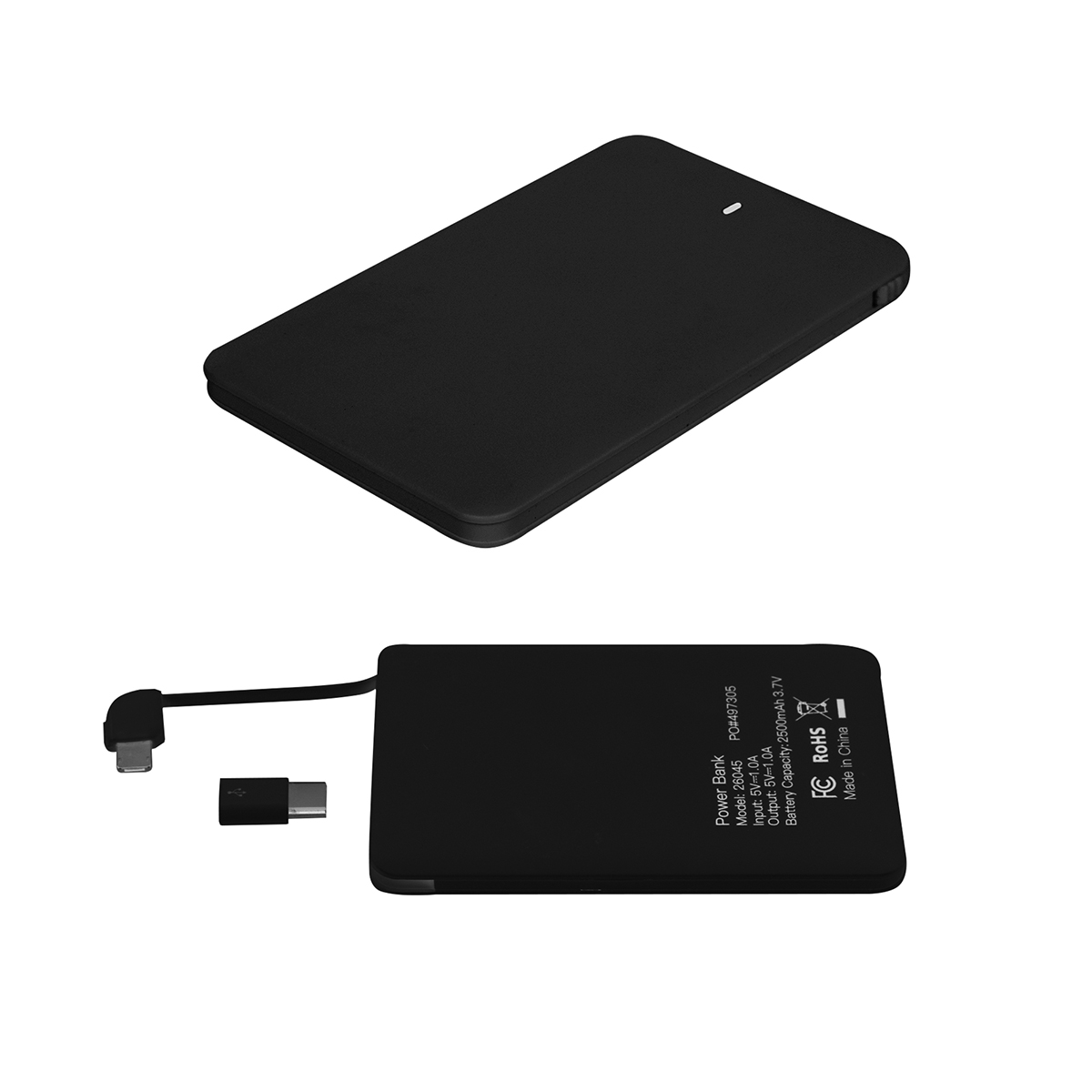 Slim 2500 MAH 3-In-1 Power Bank 8