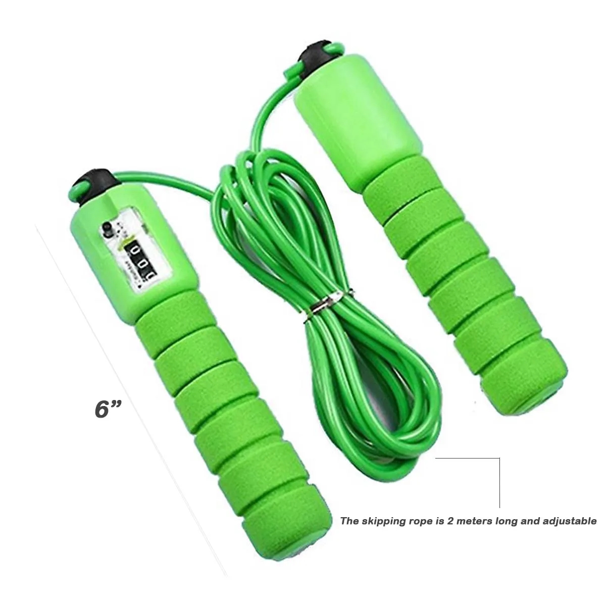 Custom Muticolor Adjustable Electronic Counter Jump Rope 3