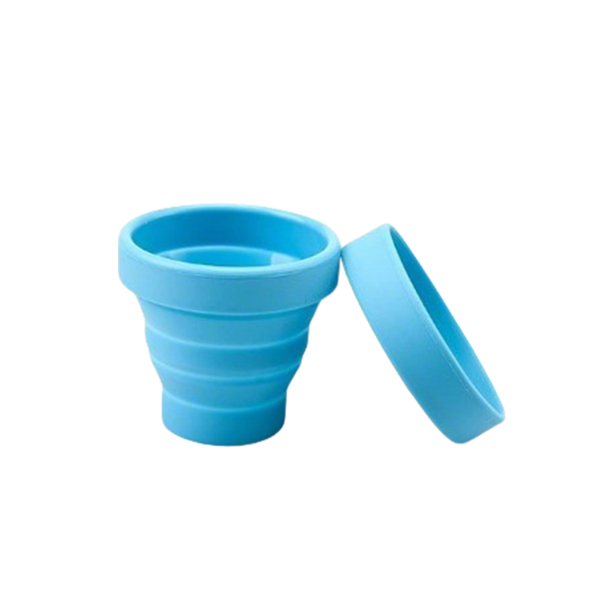 Collapsible Travel Cup With Lid 3 x 1.8 x 2.8" 2