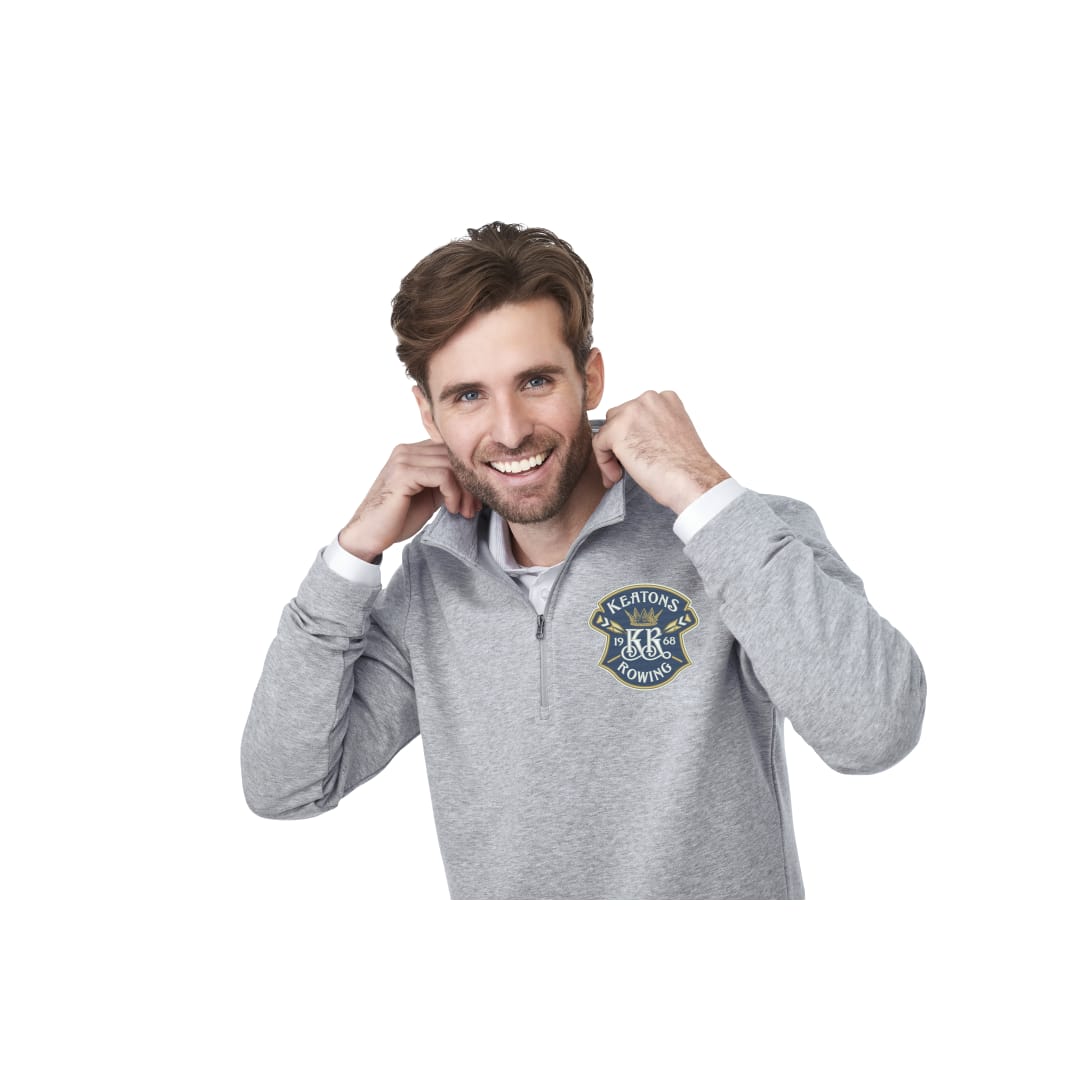Men's RIGI Eco Knit Quarter Zip, custom hoodie or sweatshirt with logo imprint 106