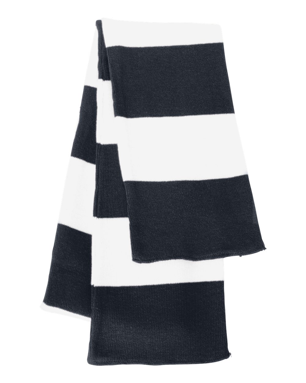 Rugby-Striped Knit Scarf - SP02 18