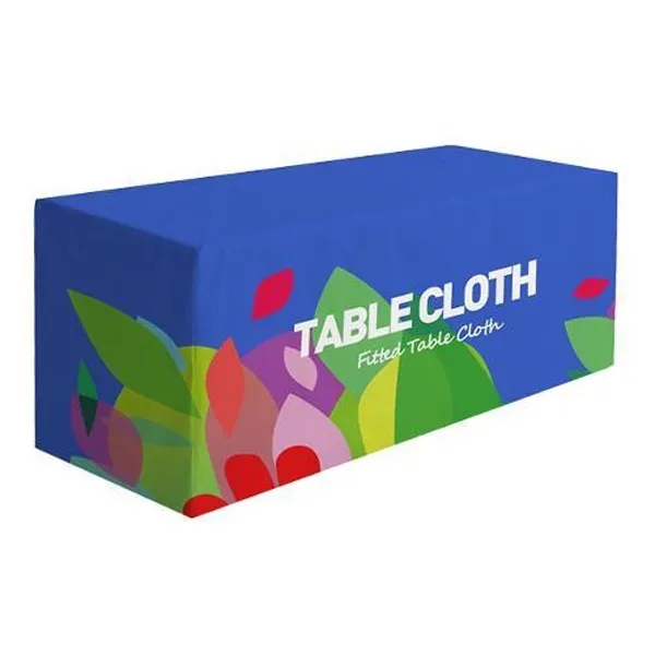 Fitted 8' Dye Sub Printed Table Throw 6