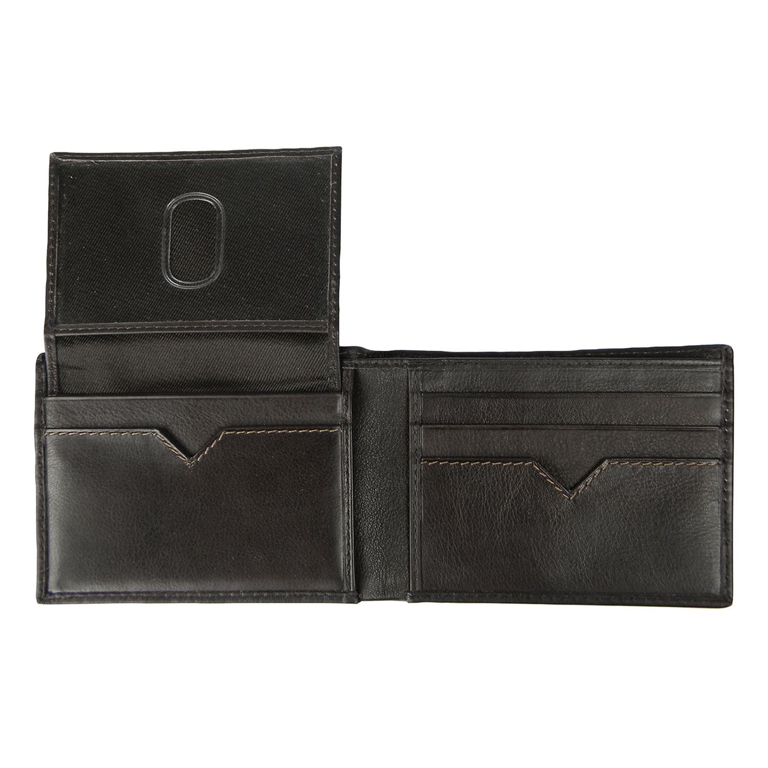Andrew Philips® Leather Contrast Stitch Billfold Wallet 8
