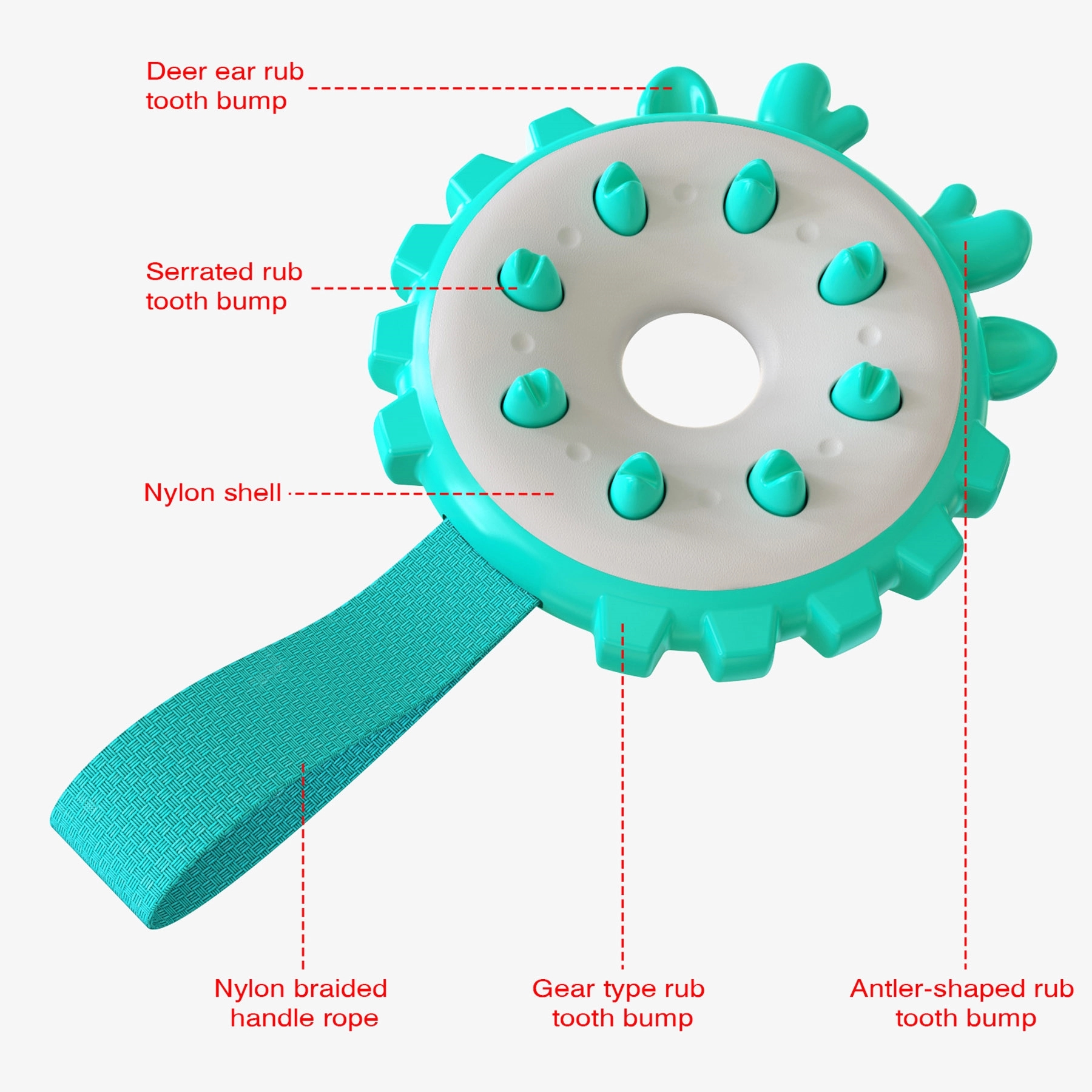 4 In1 Dog Teeth cleaning Toys 6