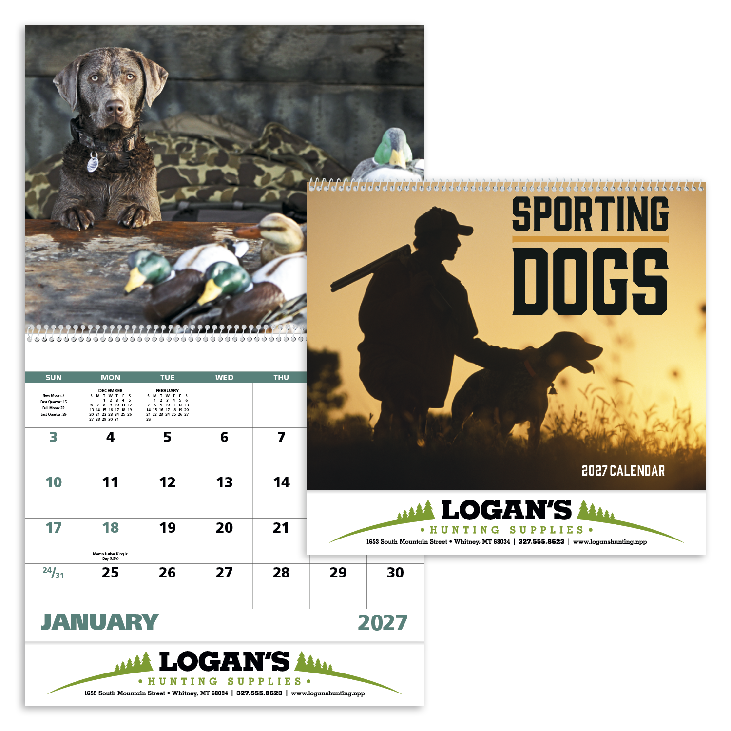 Good Value™ Sporting Dogs - Spiral Calendar 9