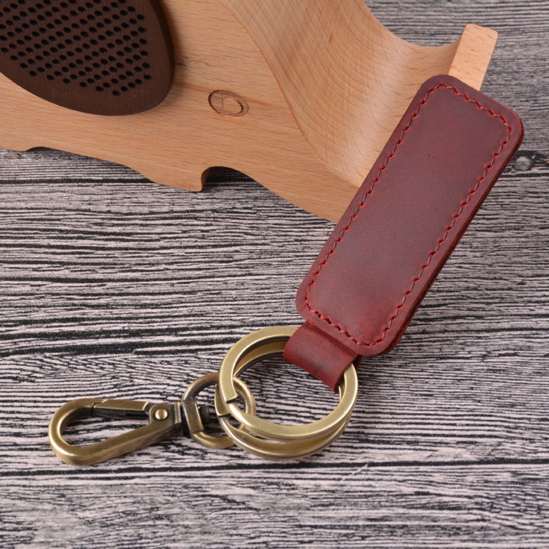 Double-Ring Car Keychain 2
