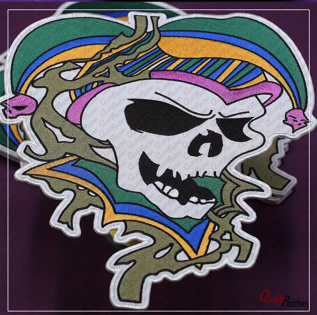 Custom Die Cut Embroidered Patches 10