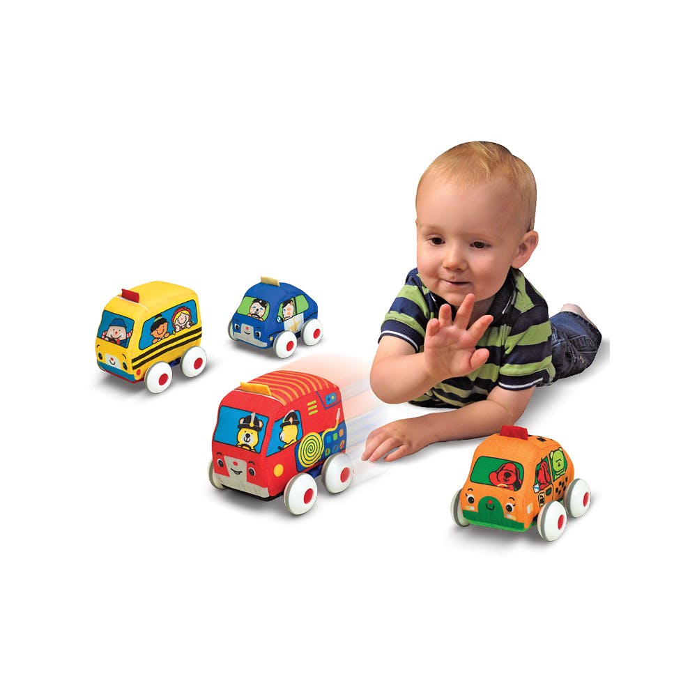 Melissa & Doug Pull-Back Vehicle Sets - Set of 4