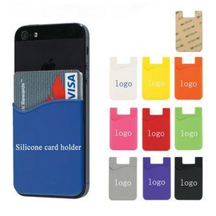 Cell Phone Silicone Card Holder 2