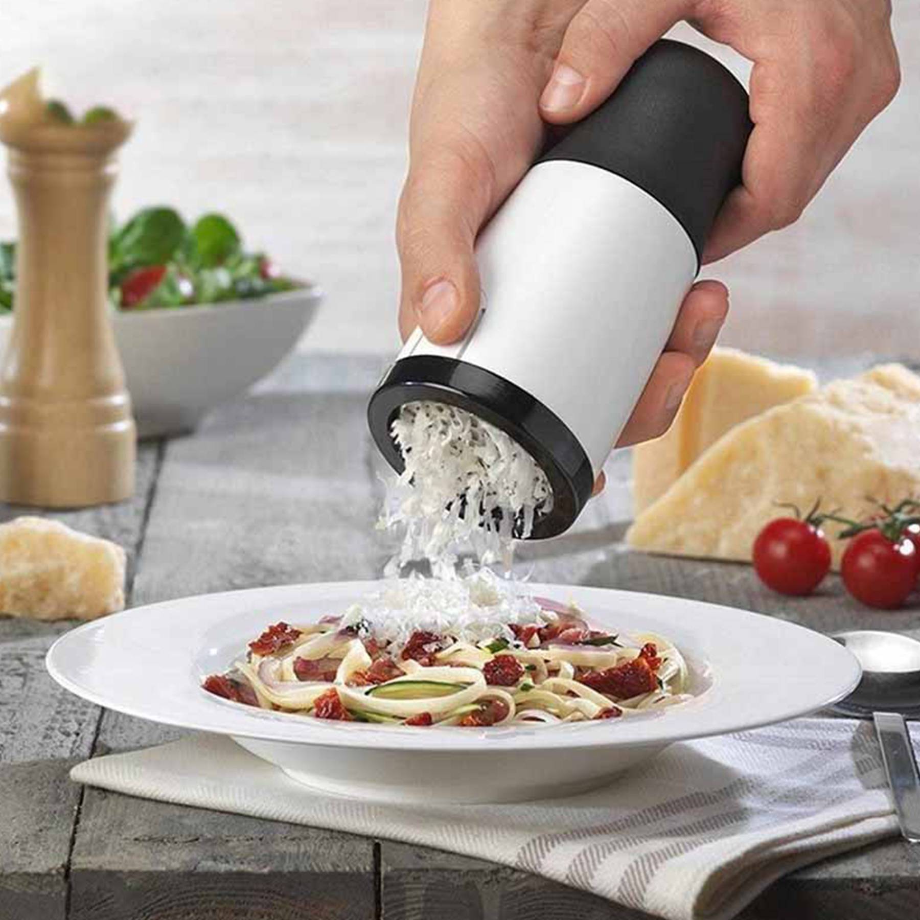 Stainless steel multi-purpose cheese shredder 7