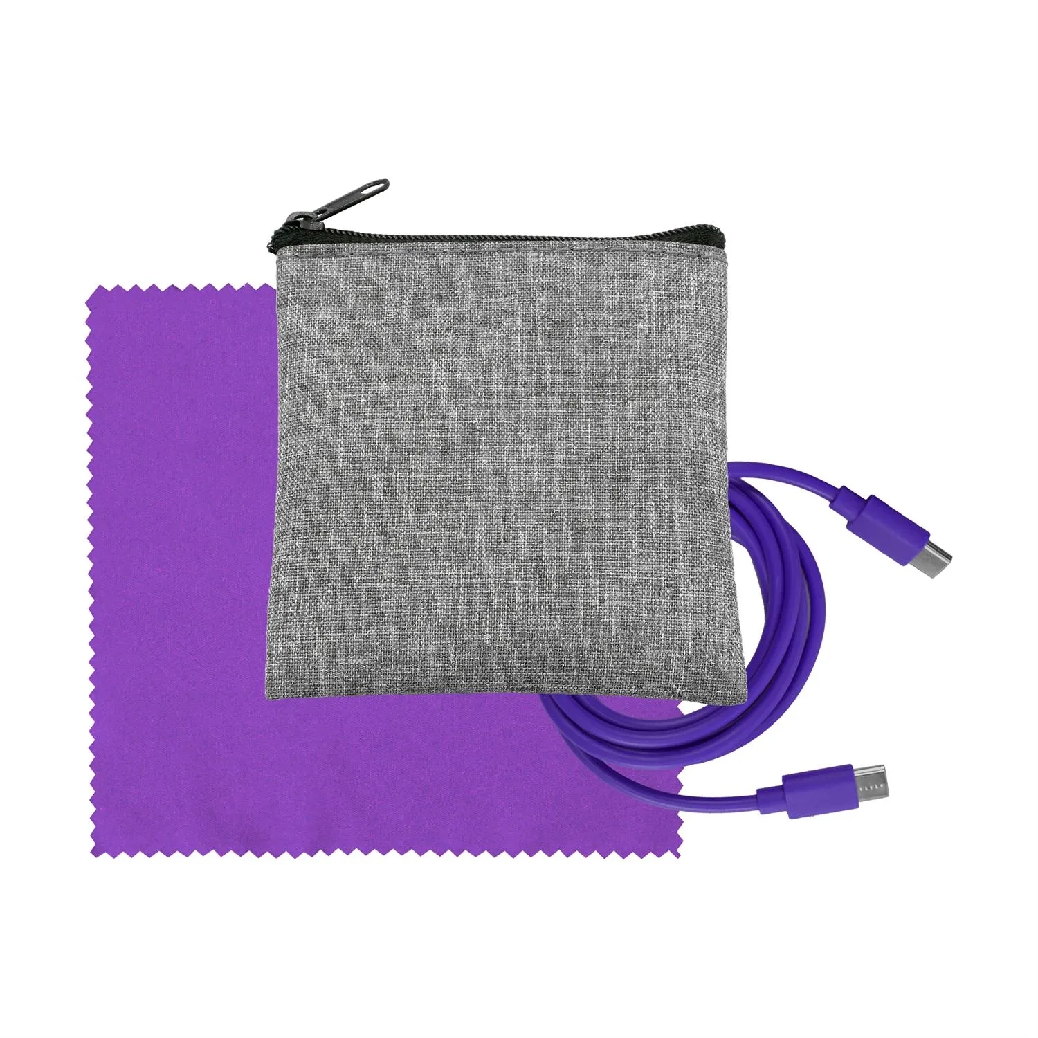 Recycled A+C to C Cable & Cloth Set 5