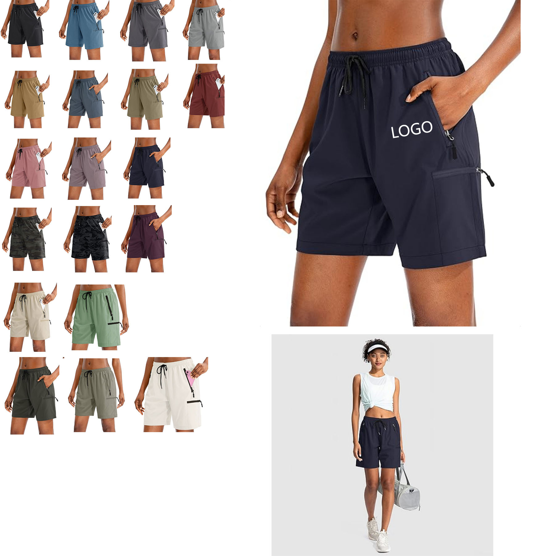 Women's Hiking Cargo Shorts 5