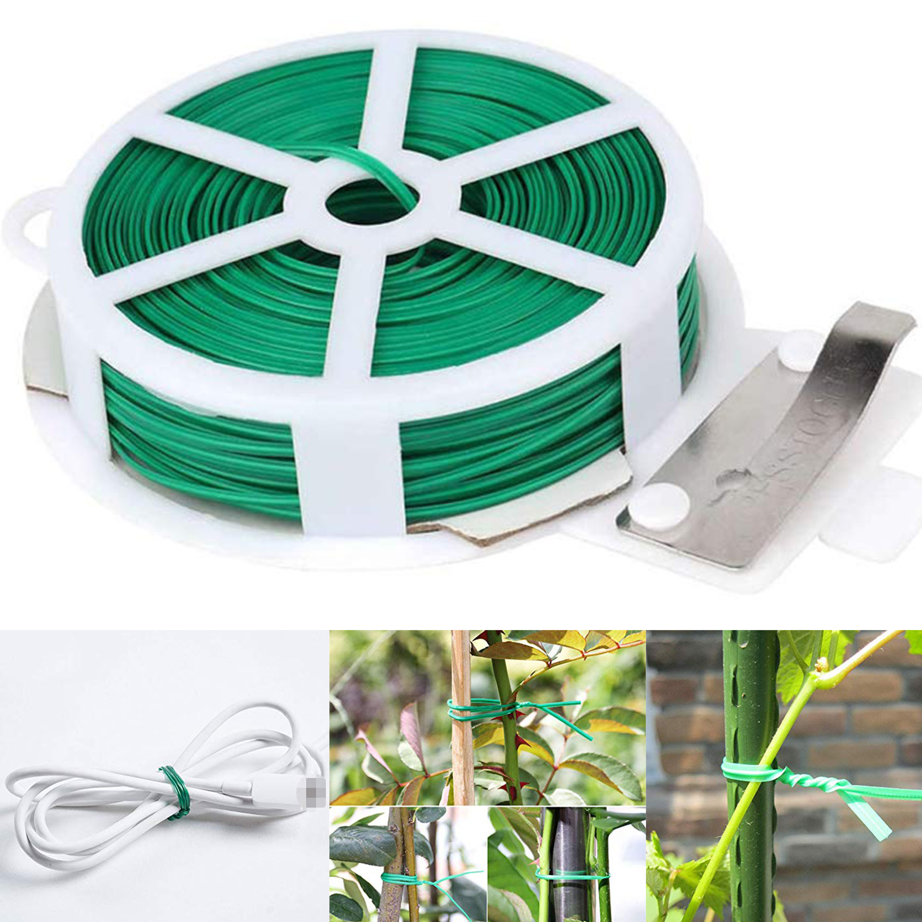 1 Roll 50m Twist Tie With Cutter 2