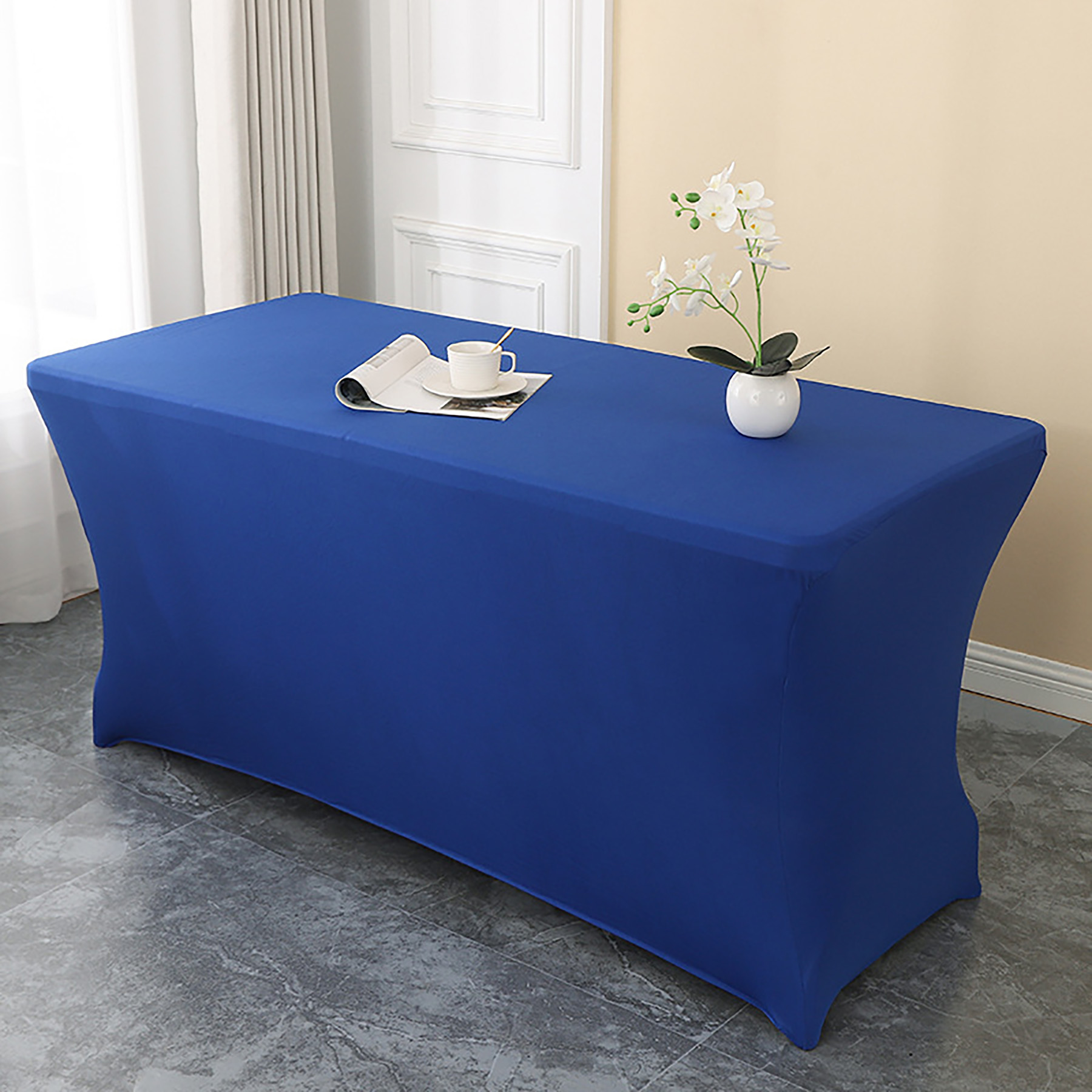 6FT Stretch Spandex Table Cover 1