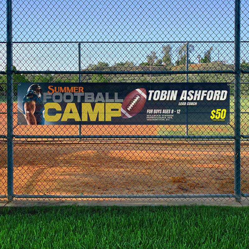 Custom 3' X 15' Mesh Banner 11