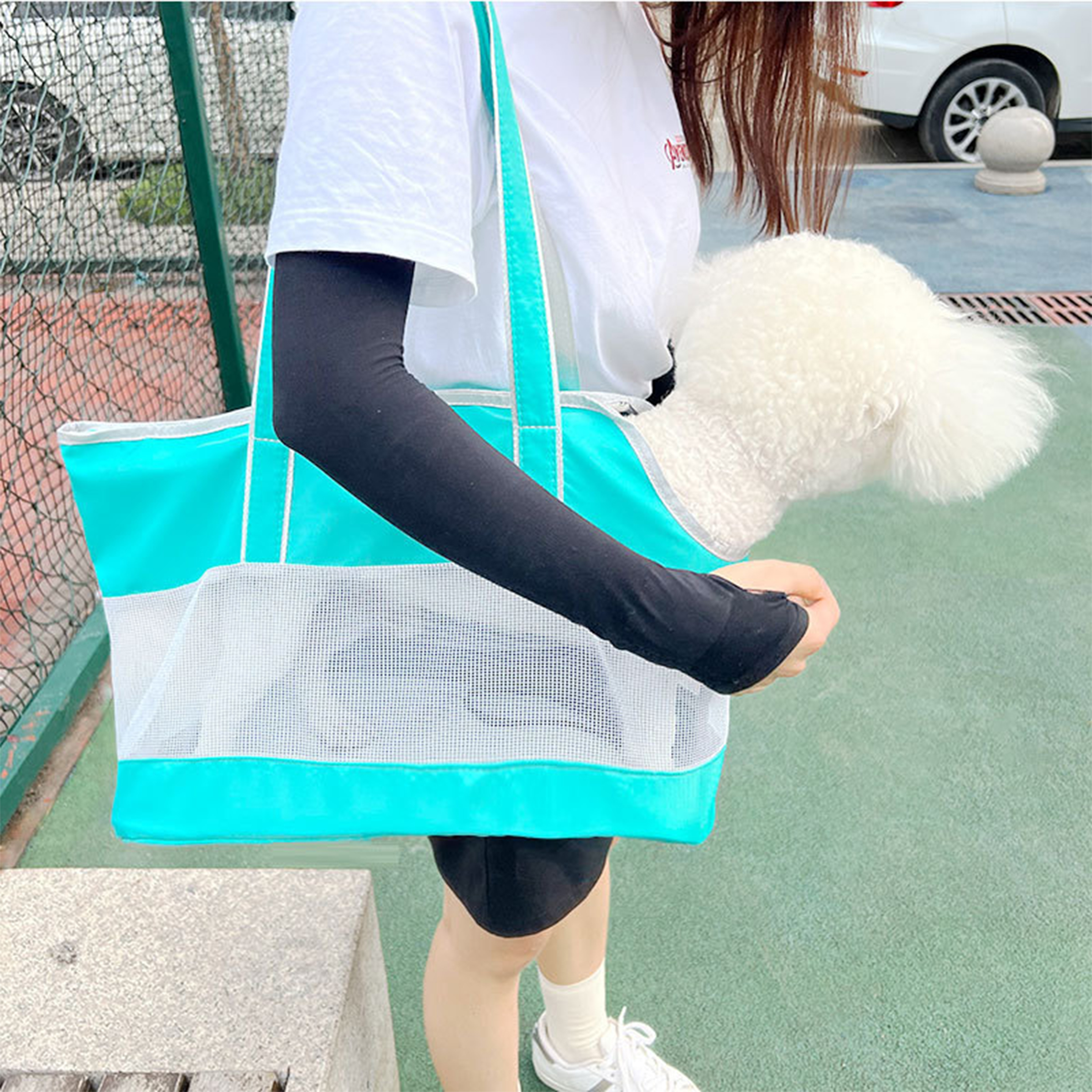 Polyester Small And Medium-Sized Dog Outdoor Pet Bag 6