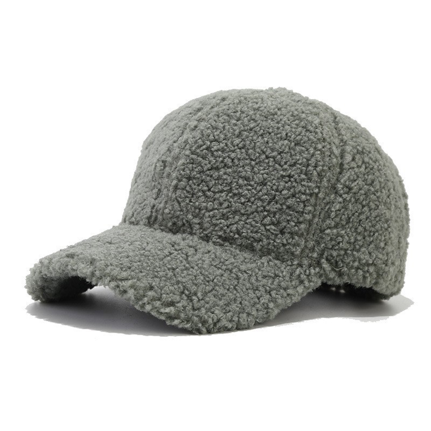 Women Winter Lamb Wool Baseball Cap 18