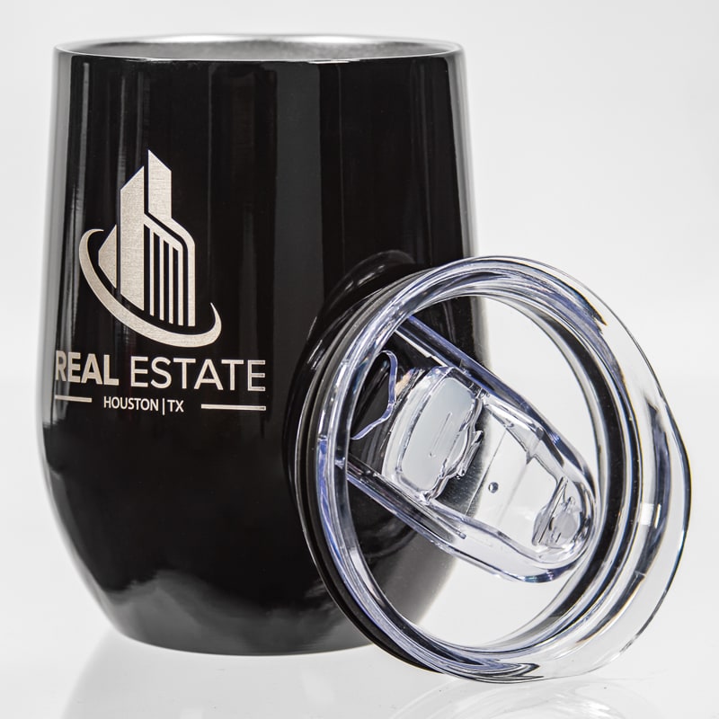 12 Oz. Custom Stainless Steel Wine Tumblers 10