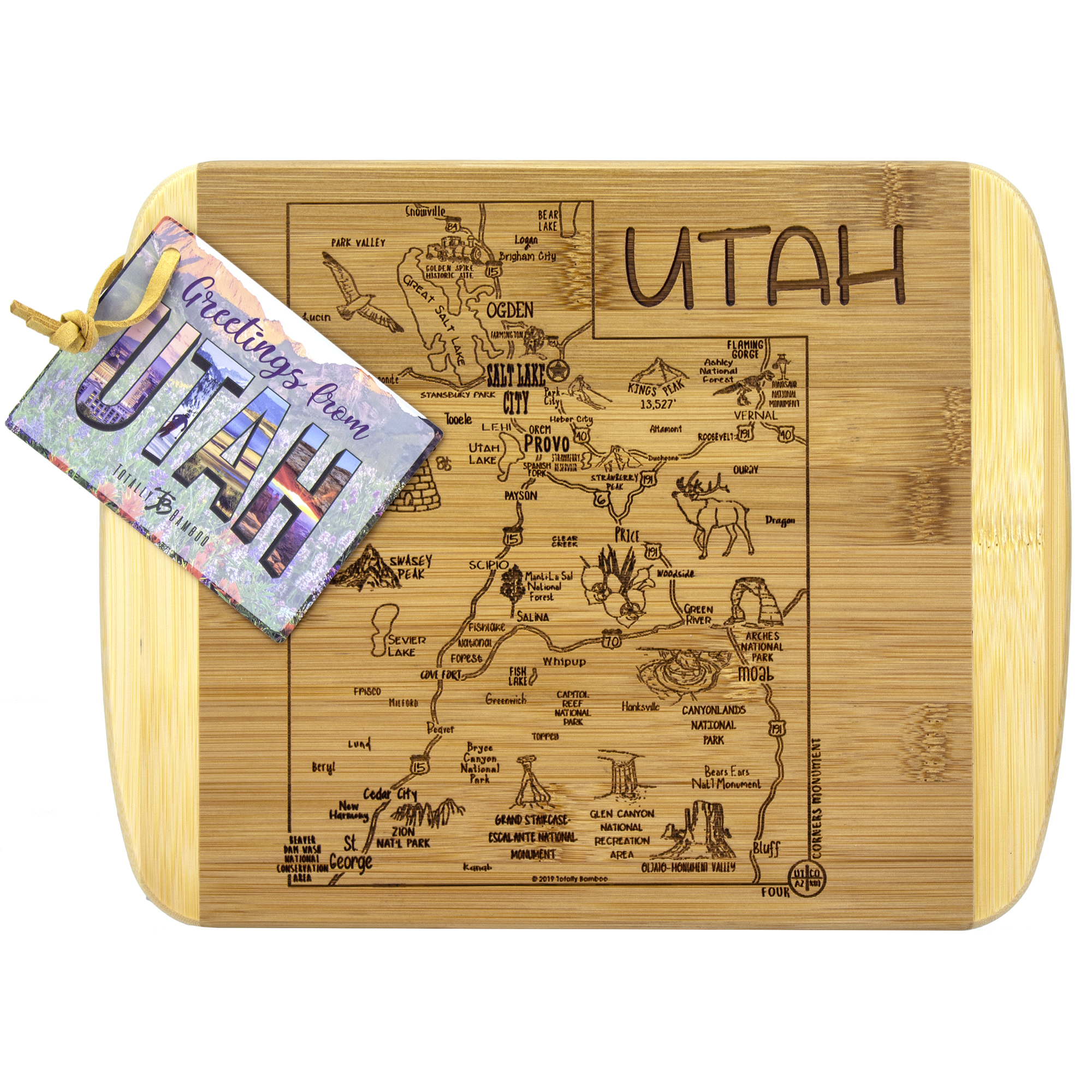 A Slice of Life Utah Serving & Cutting Board 8