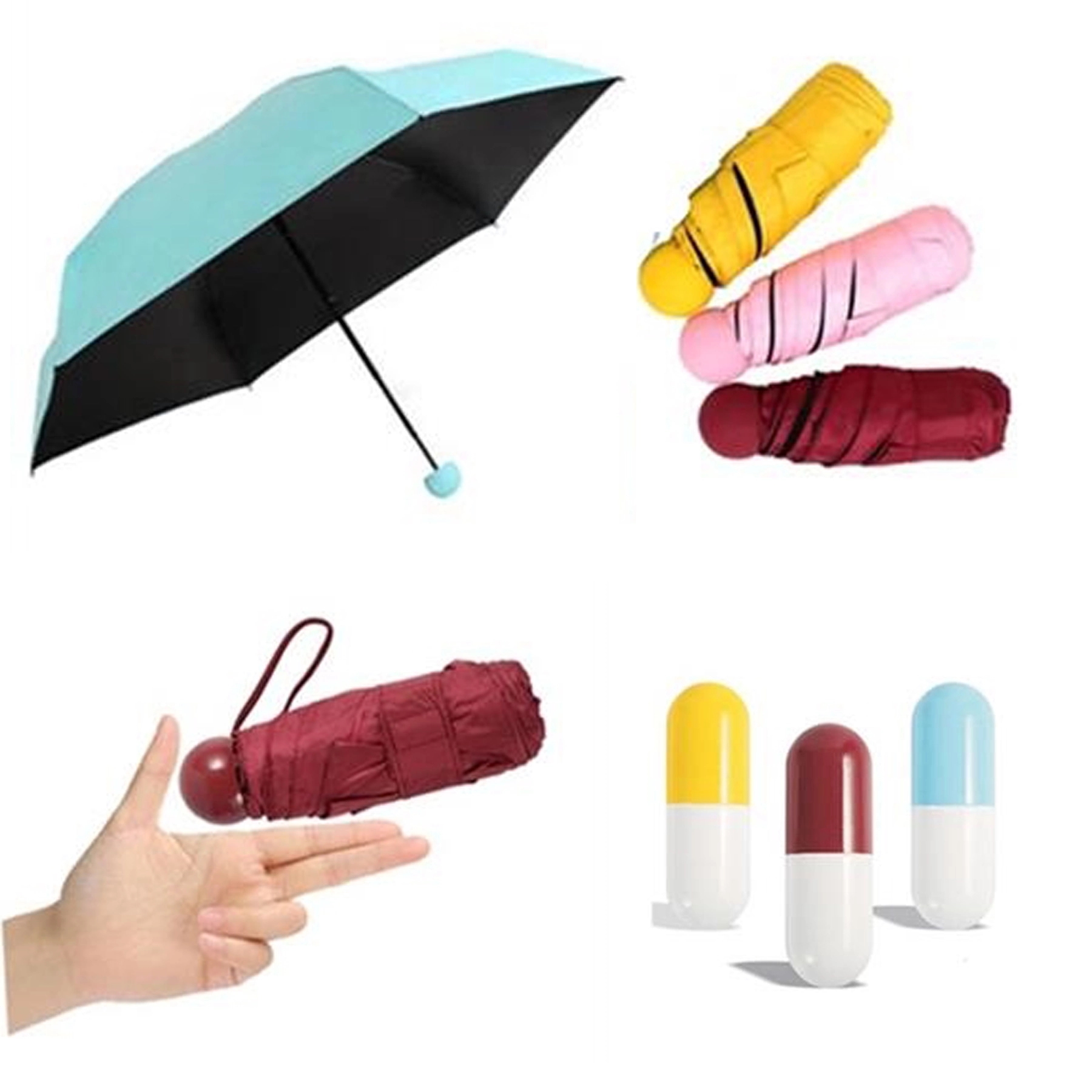 MOQ50 Mini Capsule Pocket Umbrella