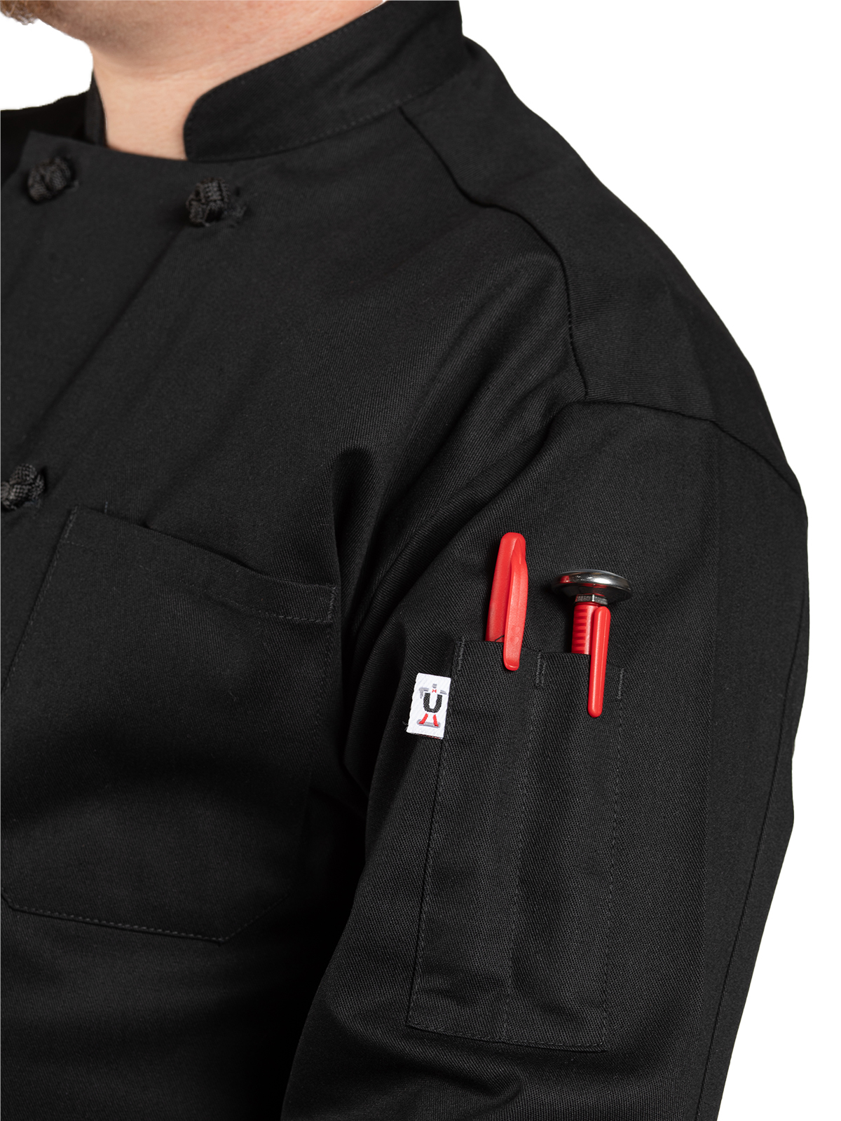 Uncommon Chef - Unisex Classic Knot Chef Coat 7