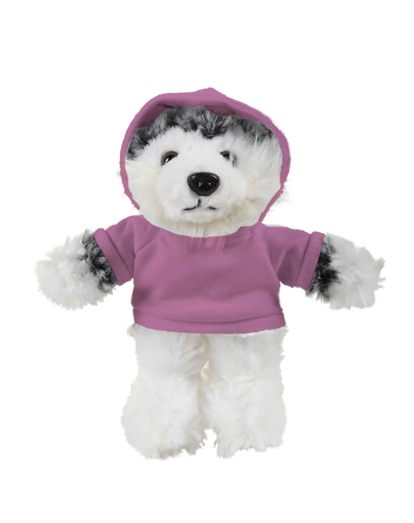 soft plush Husky with hoodie 9
