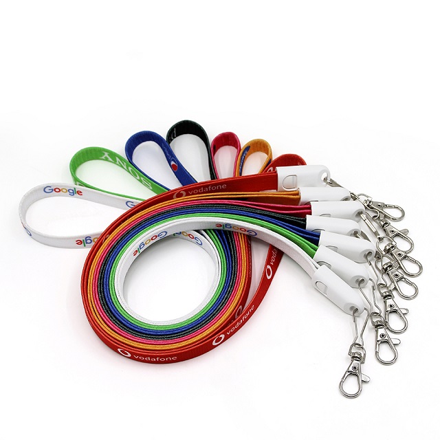 Lanyard Nylon 2 in 1 Charging Cable 3