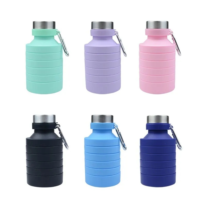 Telescopic Silicone Water Bottle 8