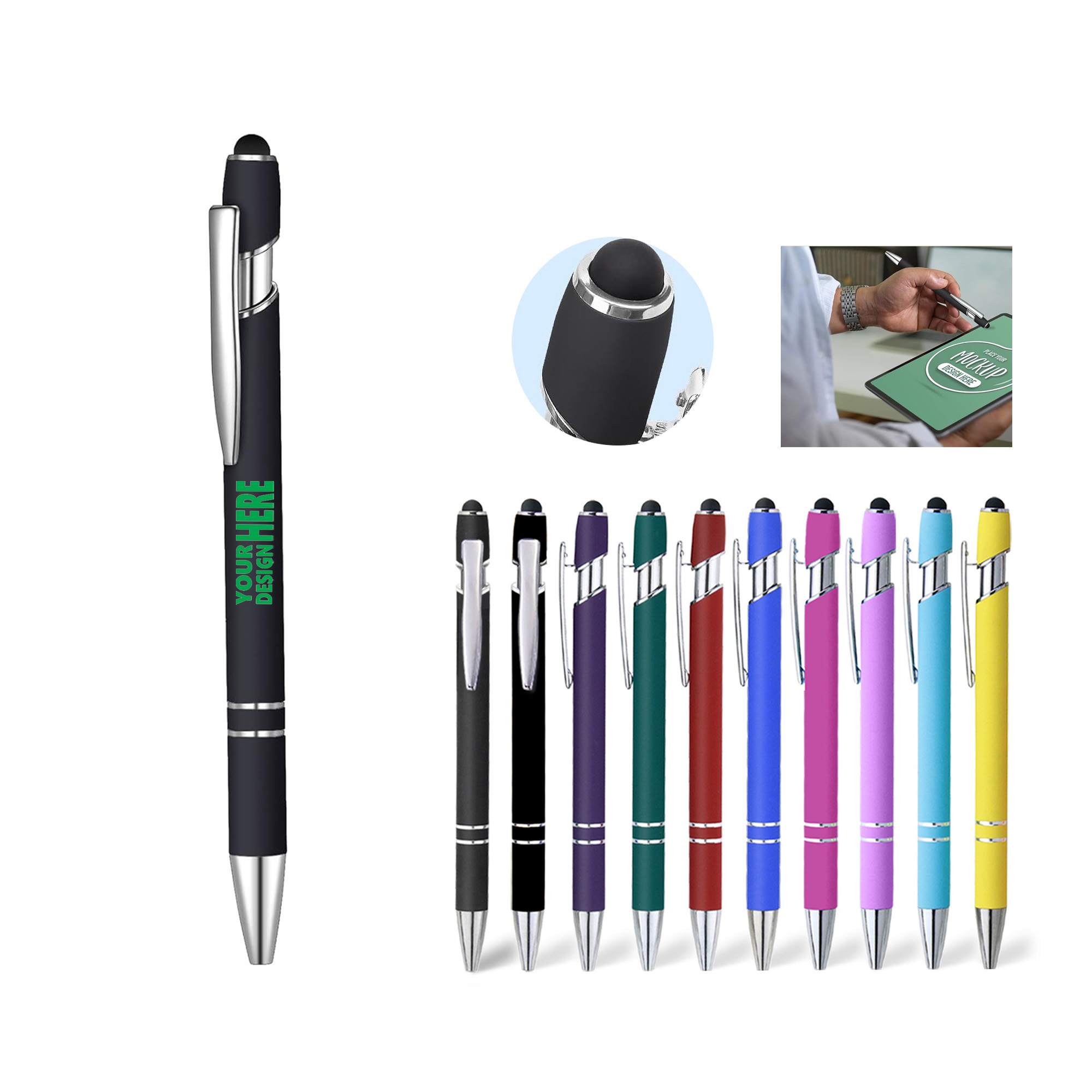 Stylus Retractable Ballpoint Pen 2
