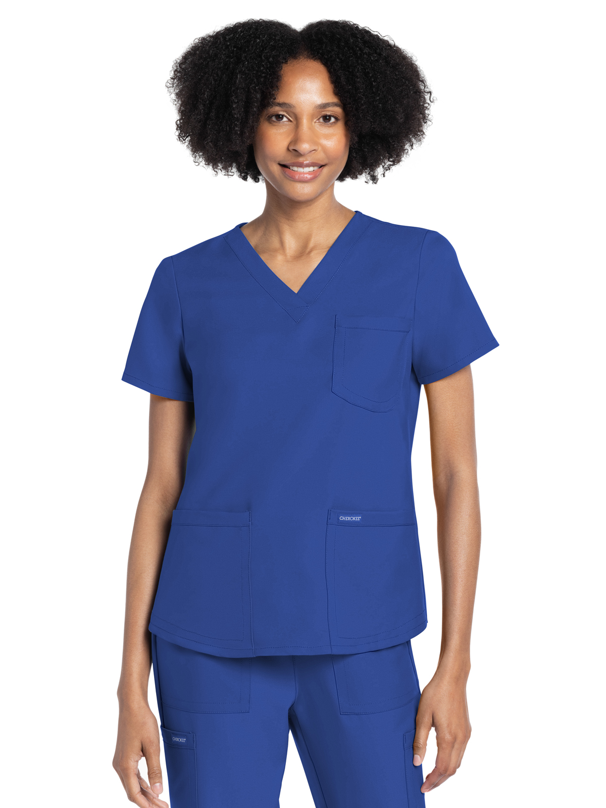 Cherokee - WW Originals Ultra - Women's 3-Pocket V-Neck Top 1