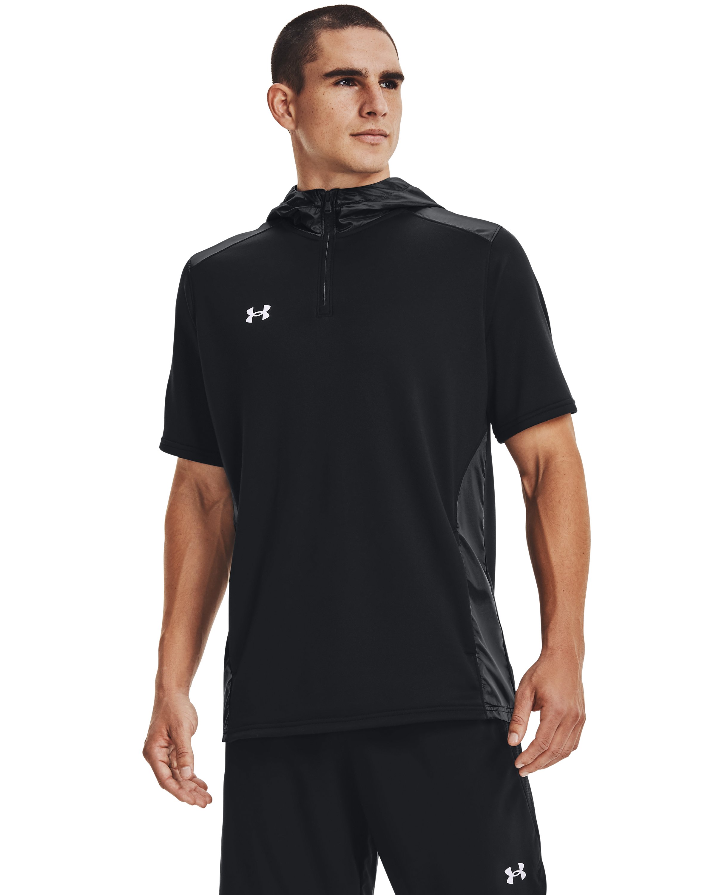 UA Command Men's Short Sleeve Hoodie, custom hoodie or sweatshirt with logo imprint 4