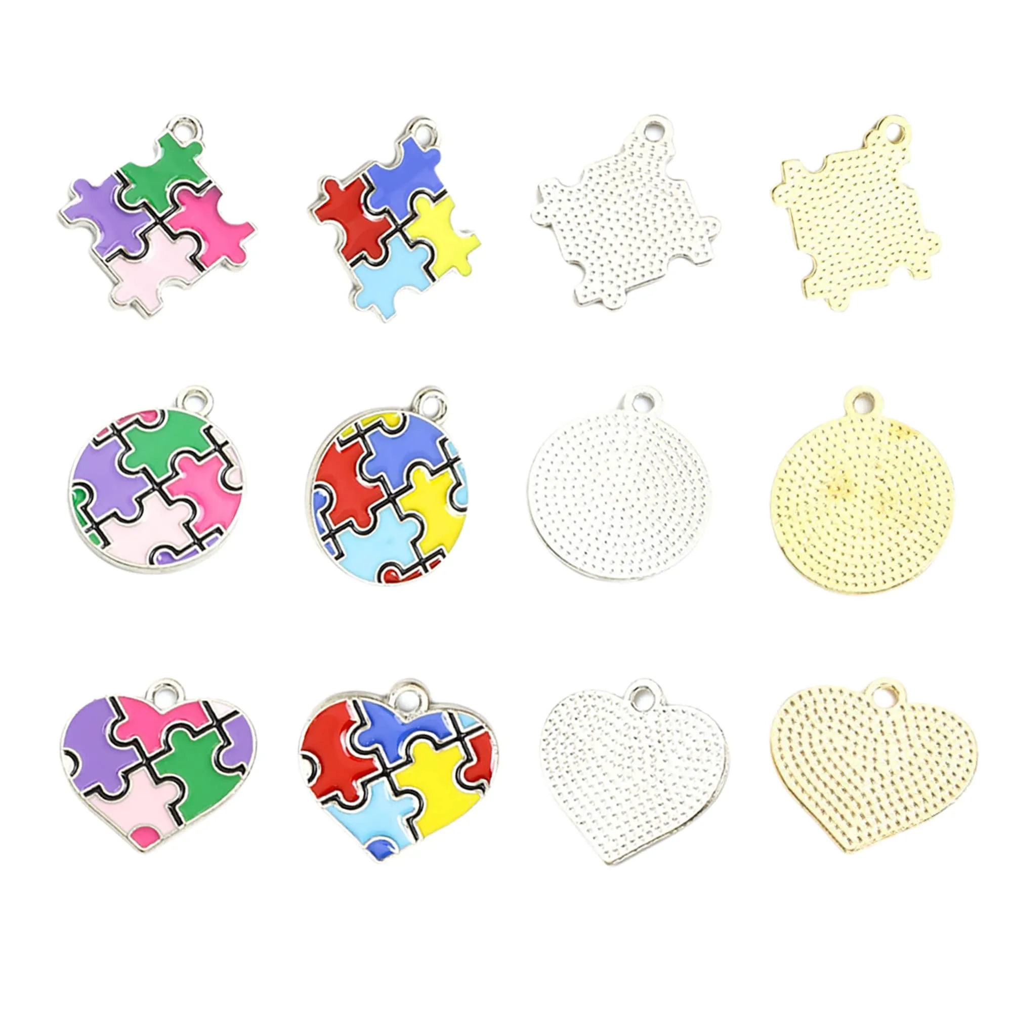 Autism Awareness Puzzle Pendant