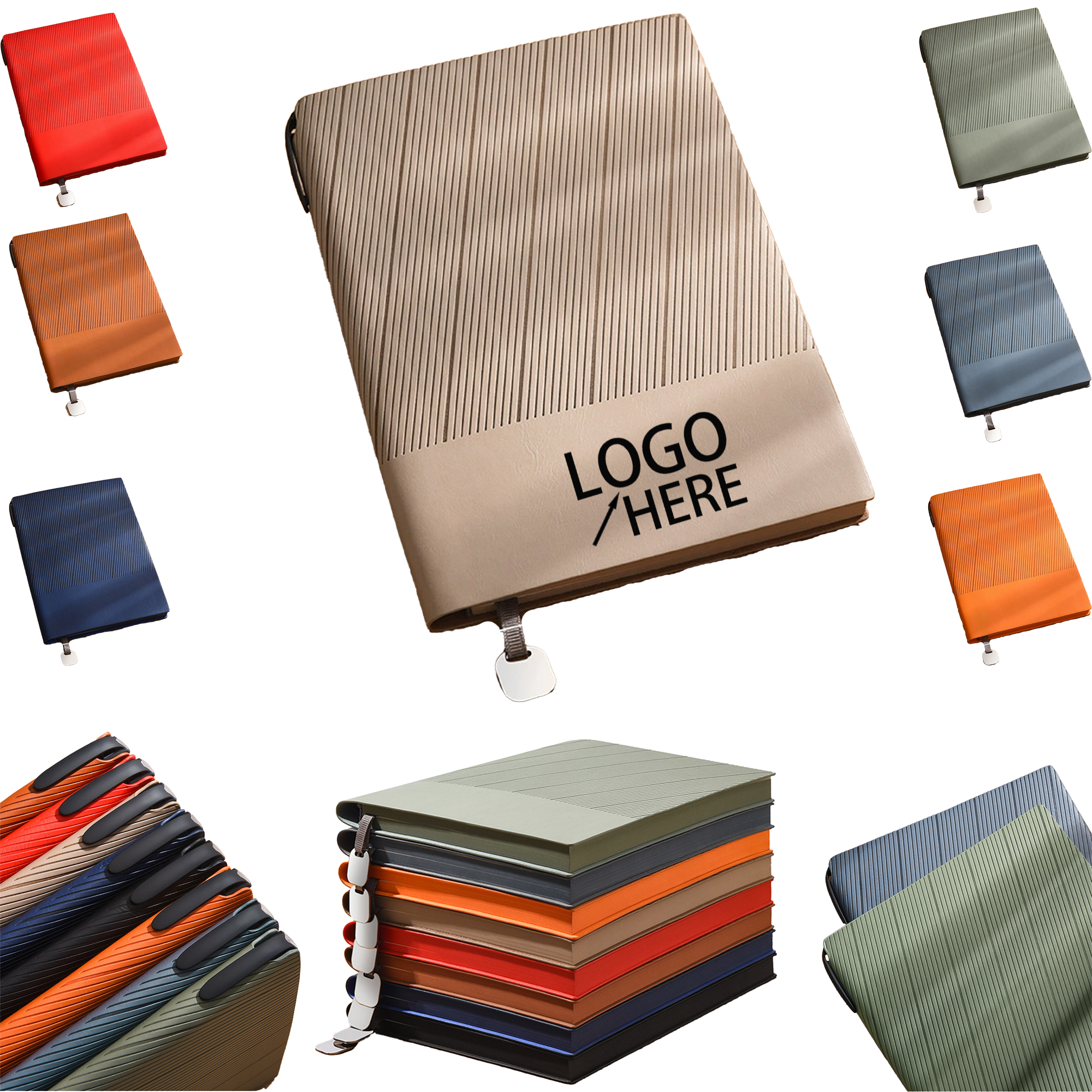 Office A5 Notebook with Stylish Synthetic Leather Binding 2