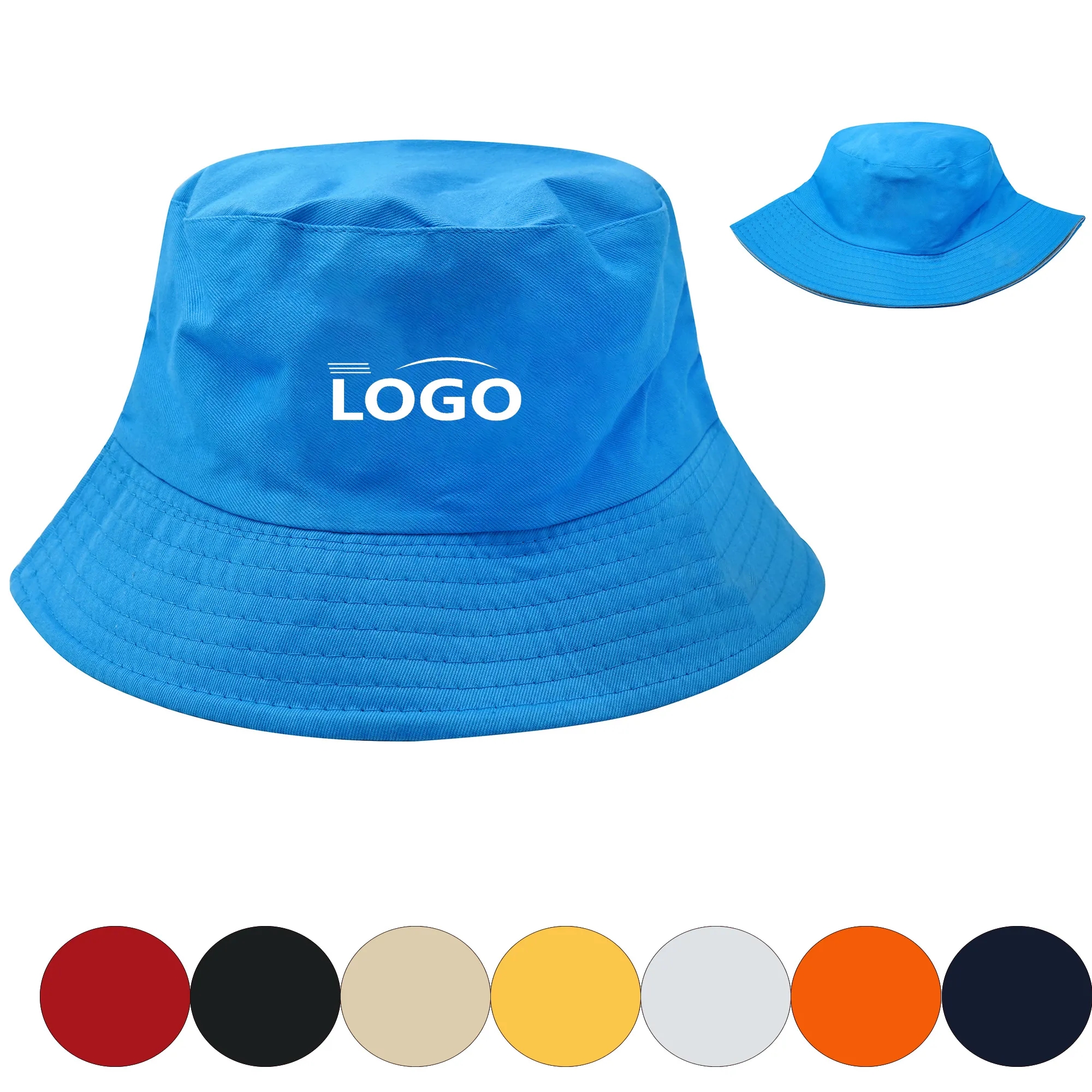 Fisherman Bucket Sun Hat MOQ 10pcs 2