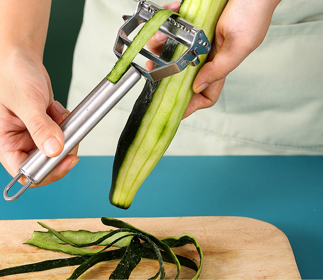 Stainless steel double end peeler 3