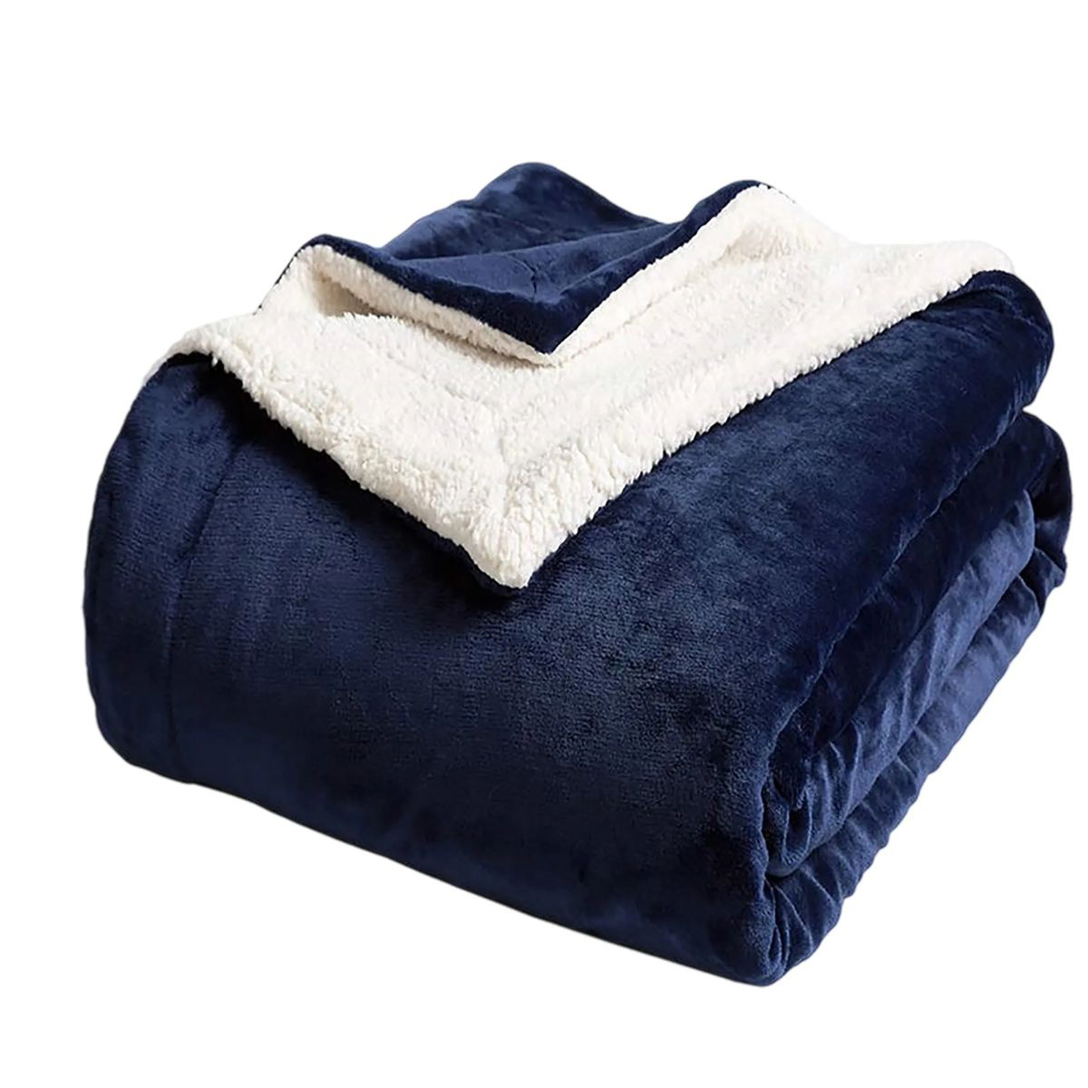 Warm Sherpa Fleece Blanket 50x60 Inch for Bedroom 25