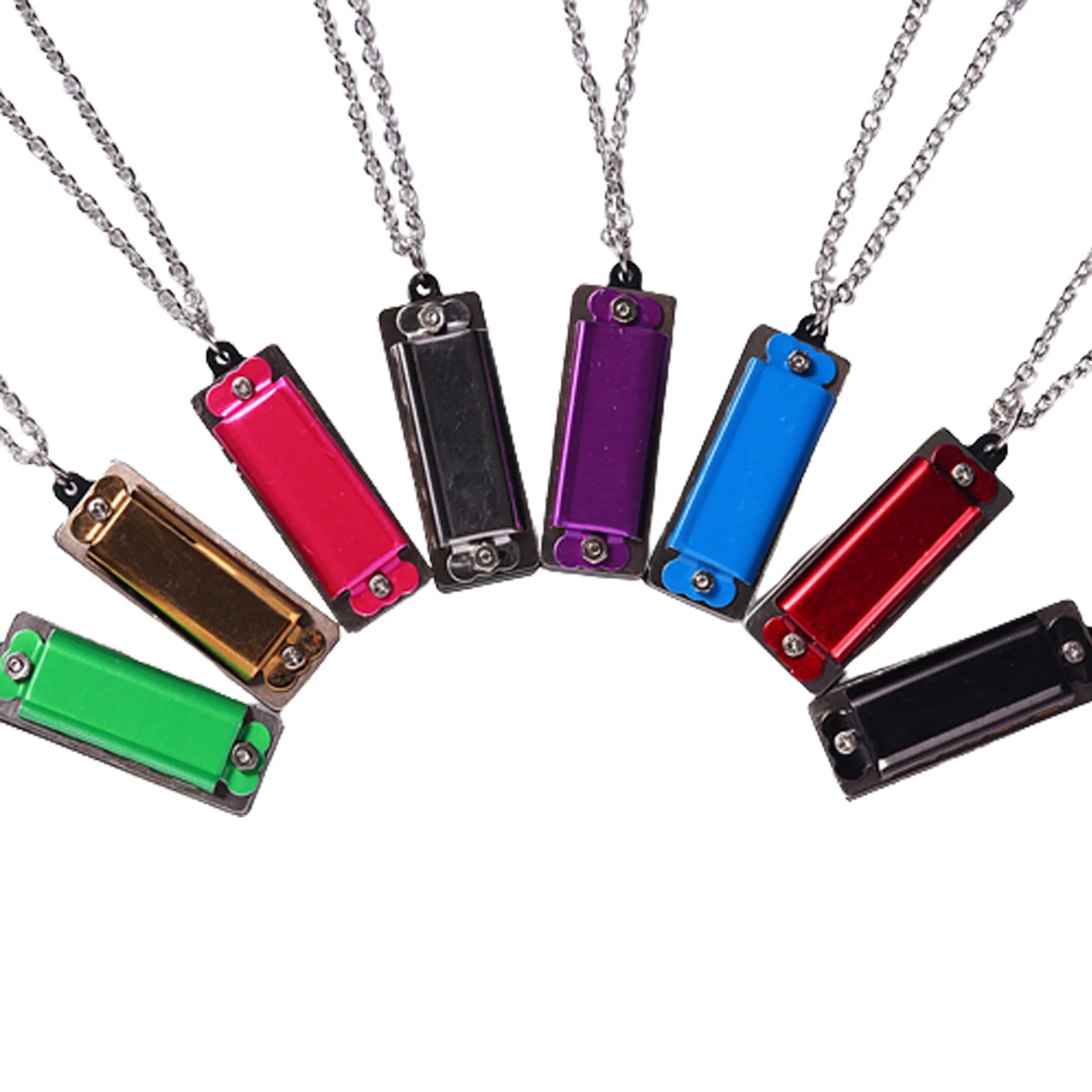 Portable Mini Necklace Harmonica With 4 Hole 3