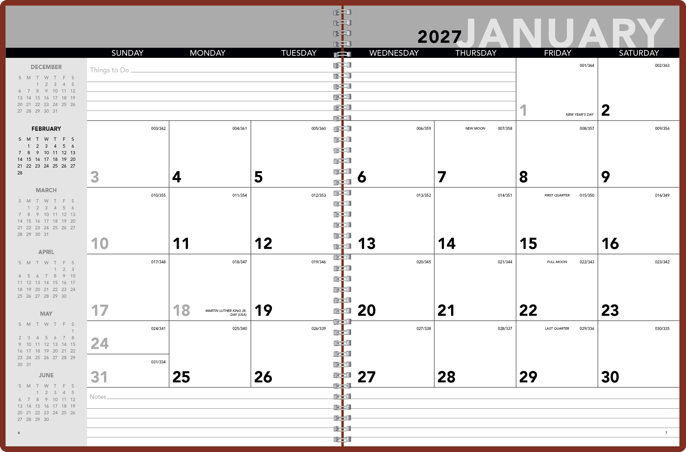Triumph® Calendars Monthly Planner 40