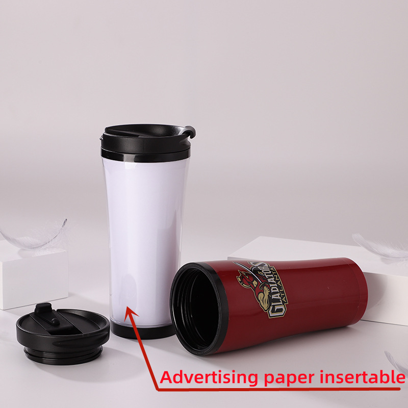 Double Wall Plastic Travel Mug 2