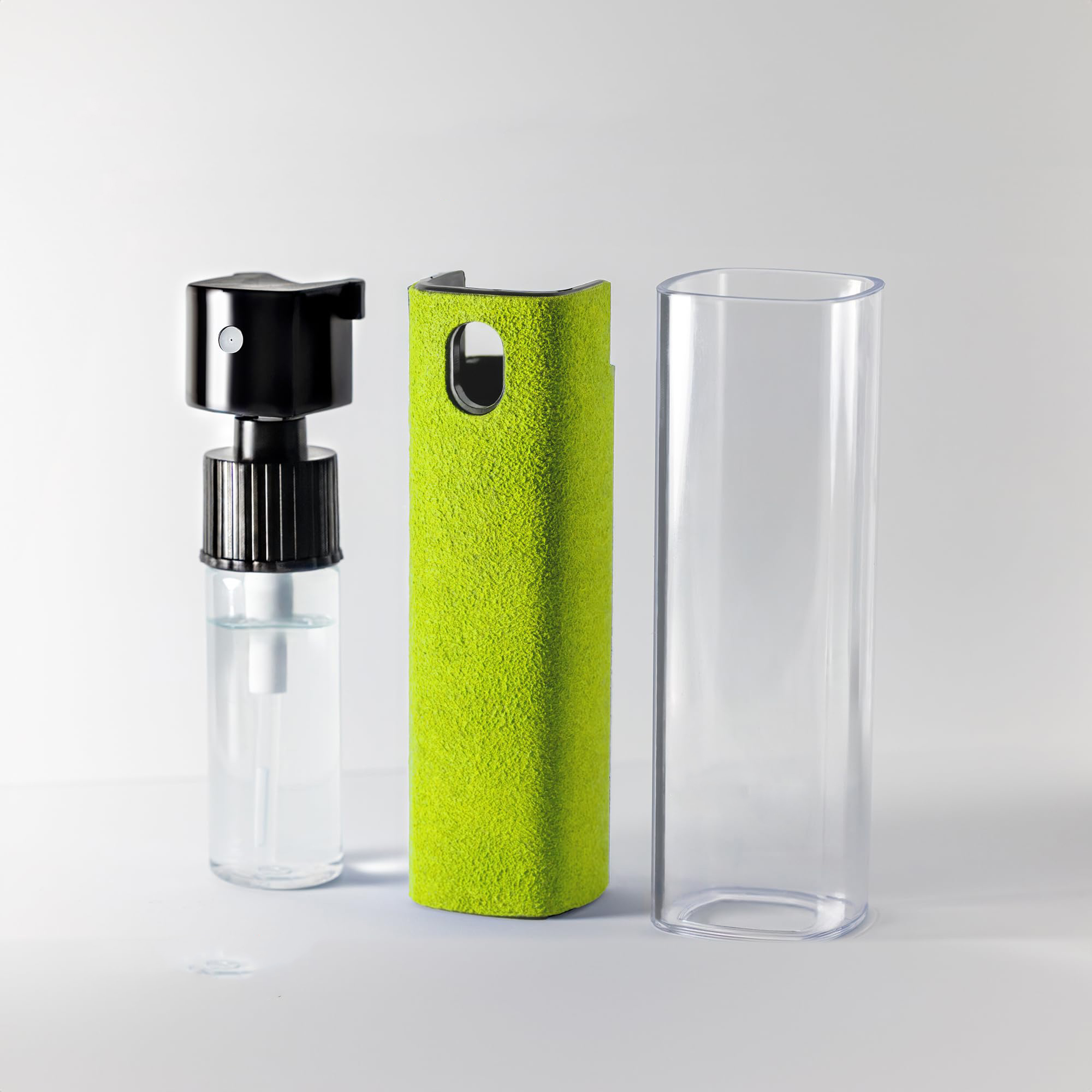 Portable Cleaning Spray Bottle with Microfiber Cloth for Electronics 2